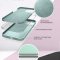 Чехол-накладка Samsung Galaxy Note 20 Ultra Kruche Silicone Plain Light green