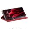 Чехол книжка Xiaomi Redmi Note 9 Kruche Purse Croc Red