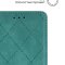 Чехол книжка Samsung Galaxy S20 Ultra Kruche Rhombus Turquoise