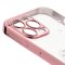 Чехол-накладка iPhone 13 Pro Max Kruche Flash drill Rose gold