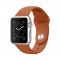 Ремешок для Apple Watch 42mm/44mm S/M силиконовый коричневый