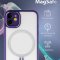Чехол-накладка iPhone 11 Kruche Reliable Magnet Purple