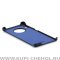 Чехол-накладка Huawei Mate 30 Pro Kruche натуральная кожа темно-синий