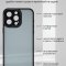 Чехол-накладка iPhone 15 Pro Max Kruche Camera Shine Black