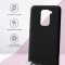 Чехол-накладка Xiaomi Redmi Note 9 Kruche Silicone Plain Black