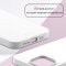 Чехол-накладка iPhone 14 Pro Max Kruche Silicone Plain White