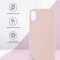 Чехол-накладка iPhone X/XS Kruche Silicone Pink sand