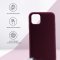 Чехол-накладка iPhone 14 Pro Max Kruche Silicone tough Magnet Vinous