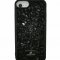 Чехол-накладка iPhone 7/8/SE (2020) Swarovski Камешки Black