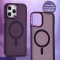 Чехол-накладка iPhone 14 Pro Max Kruche Camera Shine Magnet Purple