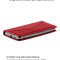 Чехол книжка Samsung Galaxy A14 4G/A14 5G Kruche Purse Croc Red
