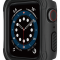 Защитное стекло для Apple Watch 44mm Amazingthing Impact Shield Pro Black с бампером 