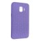 Чехол-накладка Samsung Galaxy J2 Core (J260f) New Color рифленый фиолетовый