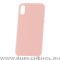 Чехол-накладка iPhone XS Max Derbi Slim Silicone-2 персиковый
