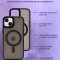 Чехол-накладка iPhone 14 Kruche Camera Shine Magnet Black