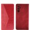 Чехол книжка Samsung Galaxy A34 5G Kruche Purse Croc Red