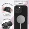 Чехол-накладка iPhone 14 Pro Kruche Silicone tough Magnet Black