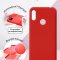 Чехол-накладка Huawei Y6 2019/Y6s 2019/Honor 8A/8A Pro Kruche Silicone Plain Red