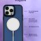 Чехол-накладка iPhone 13 Pro Max Kruche Camera Shine Magnet Blue