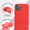 Чехол-накладка iPhone 11 Pro Max Kruche Silicone Red