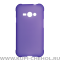 Чехол силиконовый Samsung Galaxy J1 Ace фиолетовый матовый