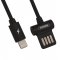 Кабель USB-iP Remax Black 1m