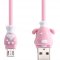 Кабель USB-Micro Remax Pink 1m