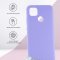 Чехол-накладка Xiaomi Redmi 9C Kruche Silicone Plain Lilac purple