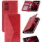 Чехол книжка Xiaomi Redmi Note 11/Note 11S Kruche Purse Croc Red