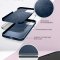 Чехол-накладка iPhone 12 Pro Max Kruche Silicone Midnight blue 