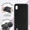 Чехол-накладка Samsung Galaxy A10 2019 Kruche Silicone Plain Black