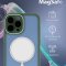 Чехол-накладка iPhone 13 Pro Max Kruche Reliable Magnet Green