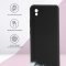 Чехол-накладка Xiaomi Redmi 9A Kruche Silicone Plain Black