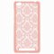 Чехол пластиковый Xiaomi Redmi 3 Кружево 9420 розовый