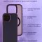 Чехол-накладка iPhone 12 Pro Max Kruche Camera Shine Magnet Purple