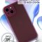 Чехол-накладка iPhone 14 Kruche Camera Shine Wine red