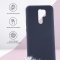 Чехол-накладка Xiaomi Redmi 9 Kruche Silicone Plain Midnight blue