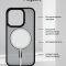 Чехол-накладка iPhone 14 Pro Kruche Matte Magnet Black