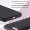 Чехол-накладка iPhone 7 Plus/8 Plus Kruche Silicone Plain Black 
