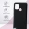 Чехол-накладка Samsung Galaxy A21S Kruche Silicone Plain Black