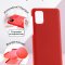Чехол-накладка Samsung Galaxy M31S Kruche Silicone Plain Red