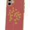 Чехол-накладка iPhone 12 mini Kruche Plating Shell Camellia red 