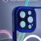 Чехол-накладка iPhone 13 Pro Max Kruche Reliable Magnet Blue