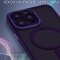 Чехол-накладка iPhone 14 Pro Max Kruche Reliable Magnet Purple