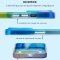 Чехол-накладка iPhone 13 Pro Max Kruche Smoke colored Magnet Clear
