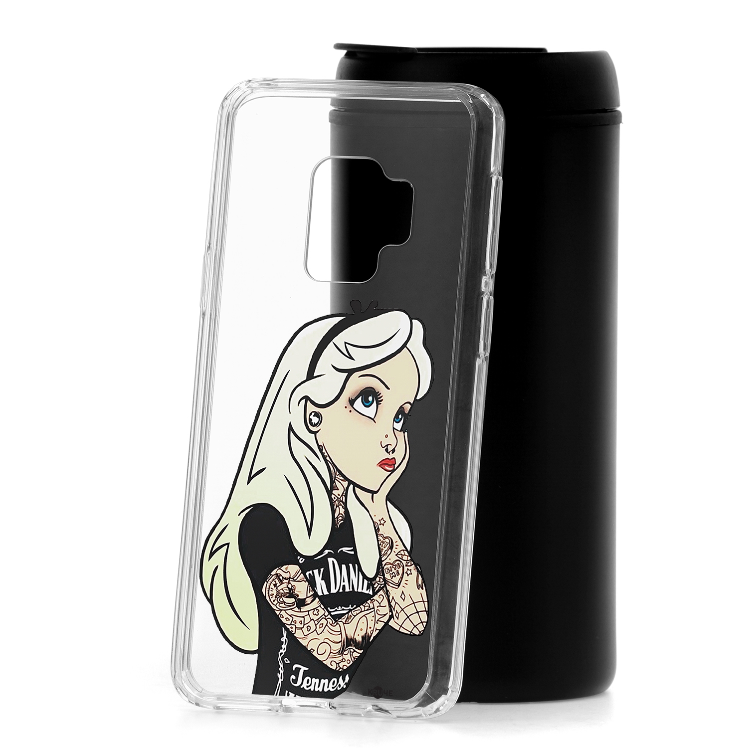 Чехол-накладка Samsung Galaxy S9 Kruche Print Tattoo Girl