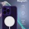 Чехол-накладка iPhone 14 Pro Max Kruche Reliable Magnet Purple