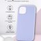 Чехол-накладка iPhone 12 Pro Max Kruche Silicone Magnet Lilac purple