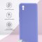 Чехол-накладка Xiaomi Redmi 9A Kruche Silicone Plain Lilac purple