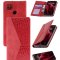 Чехол книжка Xiaomi Redmi 9C Kruche Purse Croc Red